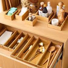 Bamboo Drawer Organizers