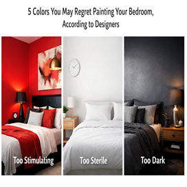 All Posts 122 5 Colors You May Regret Painting Your Bedroom, According to Designers